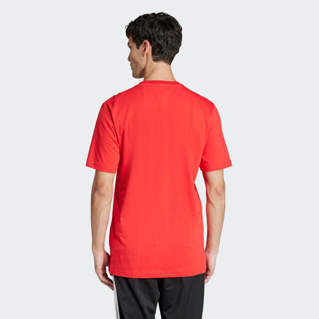 Тениска adidas Performance Logo T-Shirt With Graphic Print Червено | JJ3934, 1