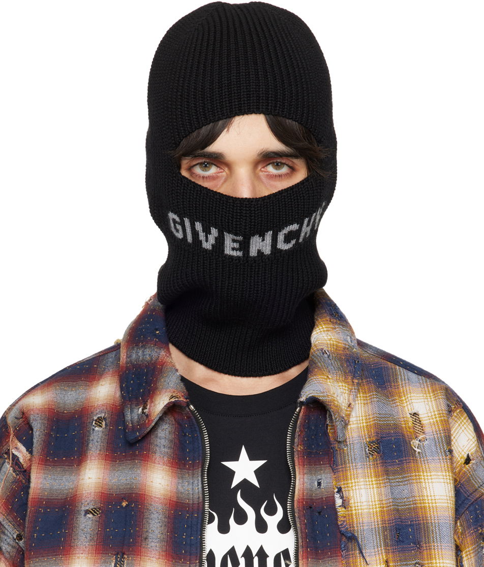 Шапка Givenchy 4G Knit Balaclava Черно | BPZ05WP0KZ002, 0
