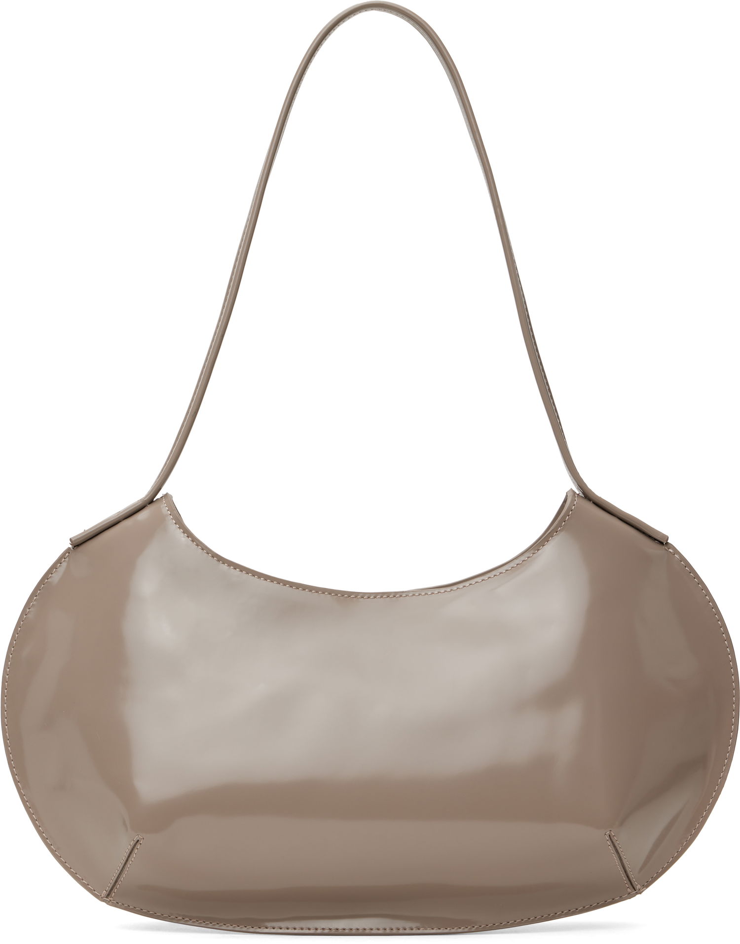 Чанта през рамо BY FAR BY FAR Horner Shoulder Bag Сиво | MWBSB056CL017BG037PL, 0