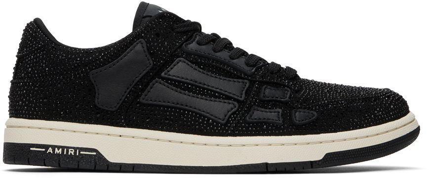 Облекло AMIRI AMIRI Crystal Skel Low Top Черно | AMFOSR1035, 0