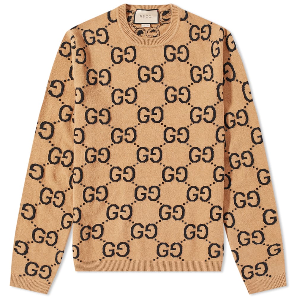 Пуловер Gucci Jumbo GG Crew Neck Knit Многоцветен | 692900-XKCC5-2075, 0