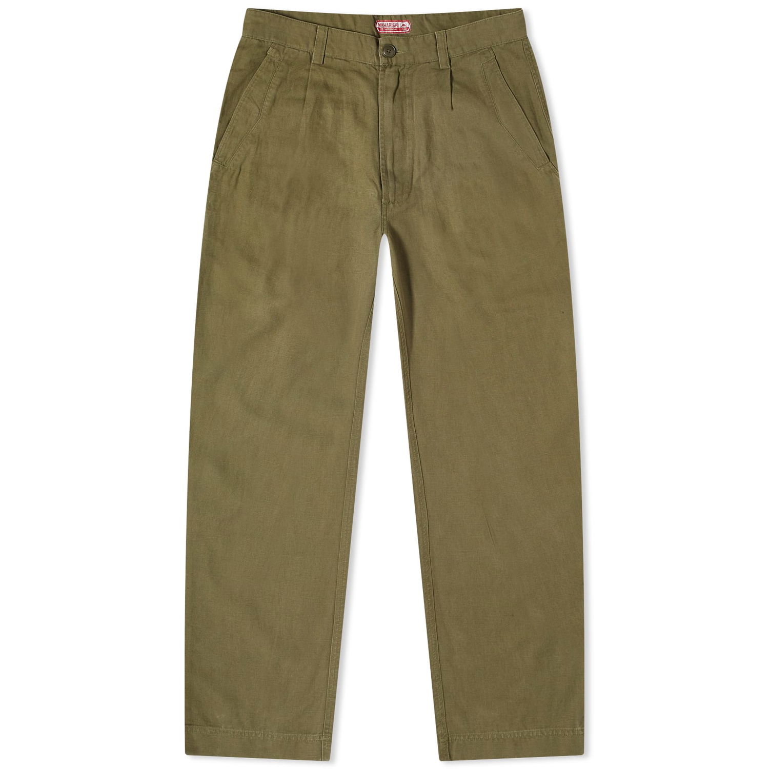 Панталони Maharishi Hemp Twill US Chino Зелено | 4604-OLV, 0