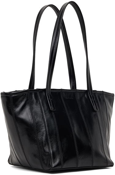 Голяма пазарска чанта BY FAR Patchwork Bar Leather Tote Черно | MWBTT002LL002BK001PA, 1