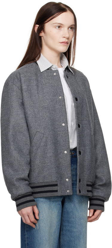 Яке бомбър A.P.C. Wool Bomber Jacket Сиво | WVBEB-M02974, 1