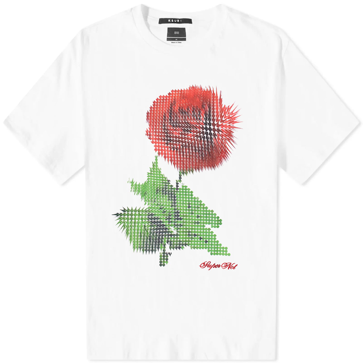 Тениска Ksubi Pixel Kash Tee Бяло | MSP23TE015, 0