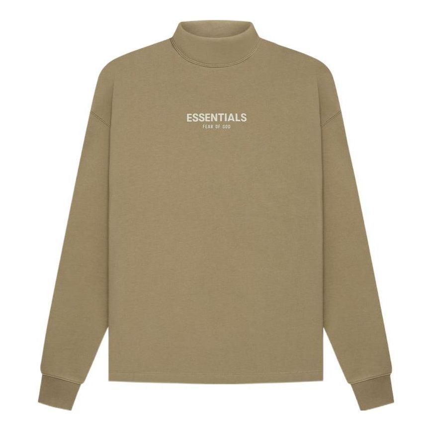 Суитчър Fear of God Essentials Relaxed Mockneck Sweatshirt Бежово | FOG-SS22-927, 0