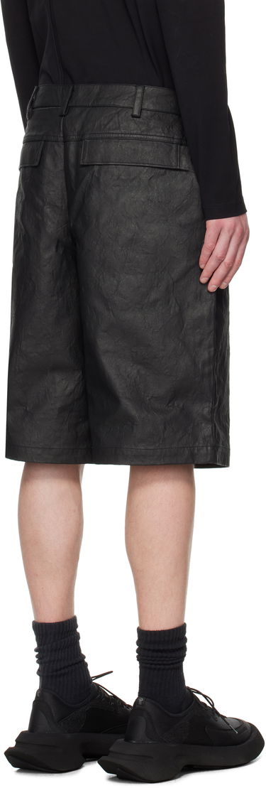 Къси панталони HELIOT EMIL Armada Textured Wide-Leg Shorts Черно | SS25_M_10_195_BLK01, 2