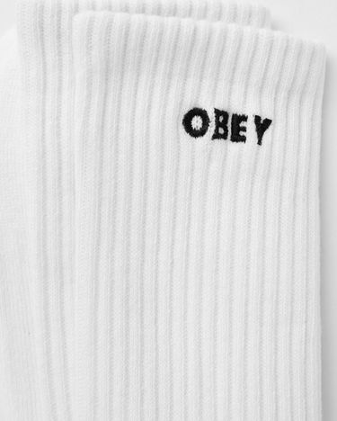 Чорапи OBEY Bold Socks Бяло | 100260144-WHT, 1