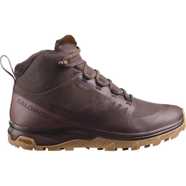 Кецове и обувки Salomon Outsnap Waterproof Hiking Boots Кафяво | L47685100, 1