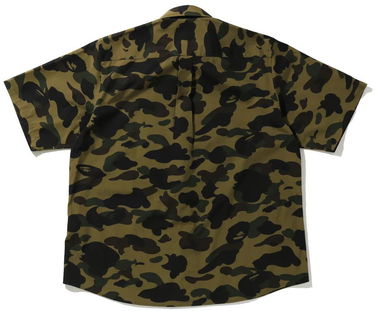 Риза BAPE Bape Short Sleeve Button Down 1st Camo Shirt Green Зелено | 1G30131016-GRN, 1