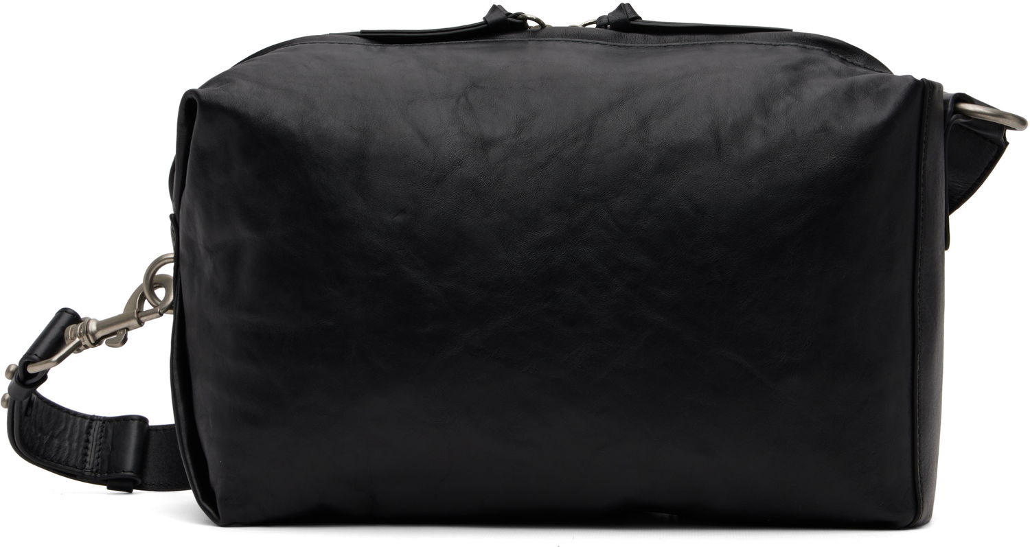 Чанта през рамо Dries Van Noten Dries Van Noten Leather Crossbody Bag Черно | 252-021519-195, 0