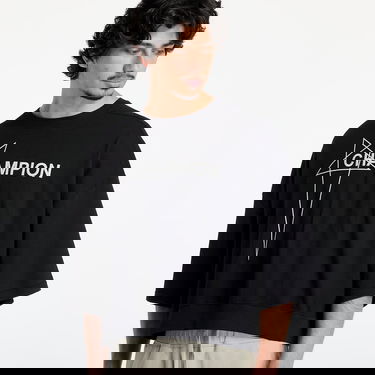 Суитчър Rick Owens Rick Owens DRKSHDW x Champion Tommy Cropped T-Shirt Черно | CM01E1677 CHJG 09, 1