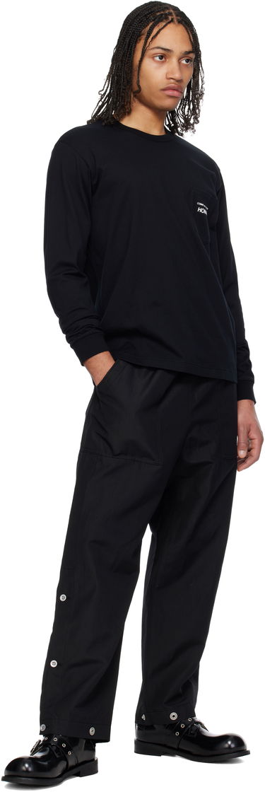Тениска Comme des Garçons Pocket Long Sleeve T-Shirt Homme Черно | HO-T102-051, 3