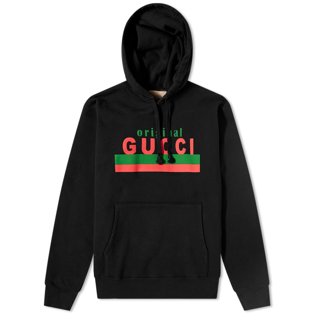 Суитчър Gucci Original Popover Hoody Черно | 626989-XJCOR-1082, 0