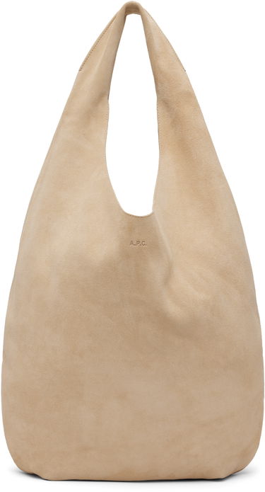 Чанта през рамо A.P.C. A.P.C. 'Le Neige' Suede Shoulder Bag Бежово | PXCCB-F67008, 0