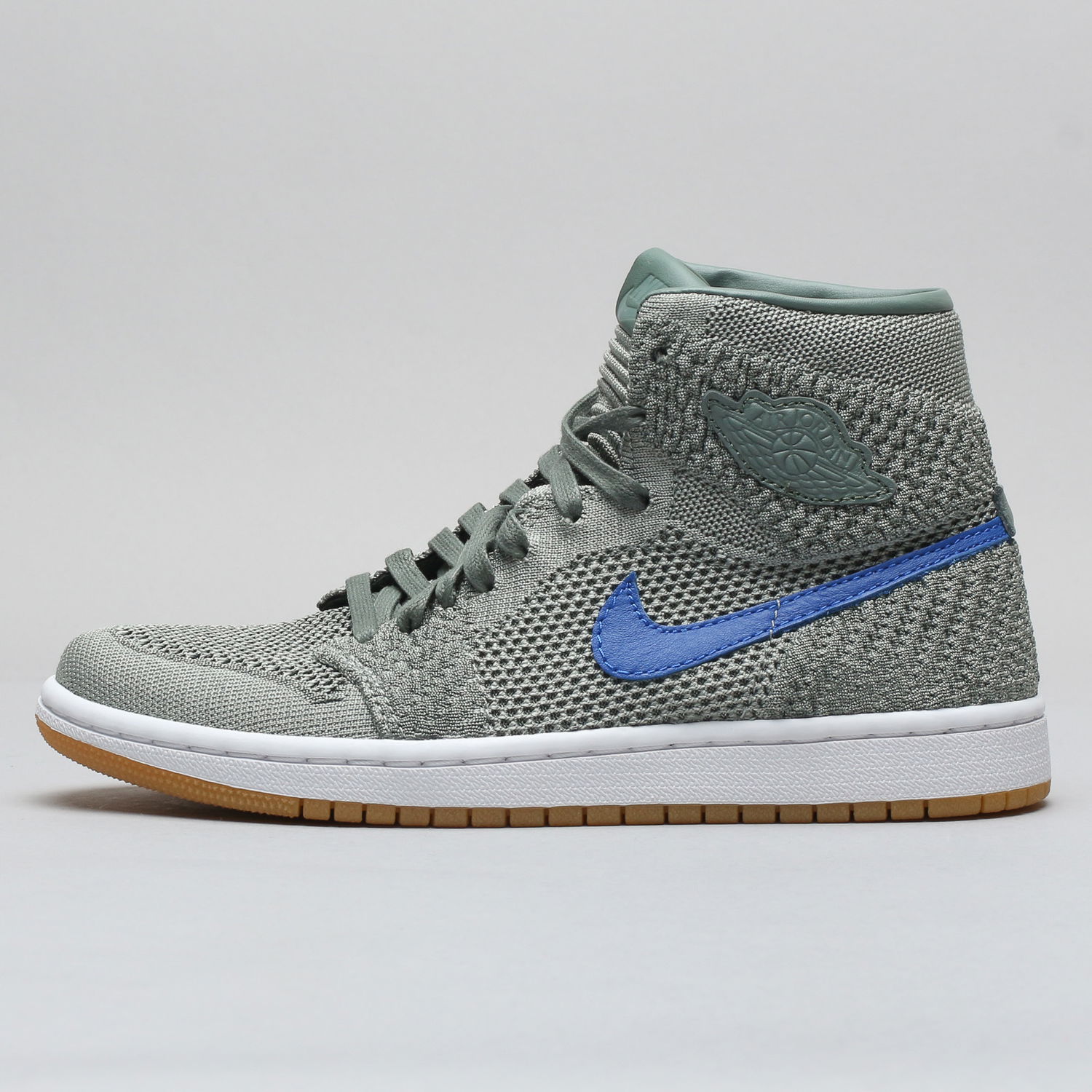 Кецове и обувки Jordan Air Jordan 1 Retro High Flyknit "Clay Green" GS Зелено | 919702-333, 0