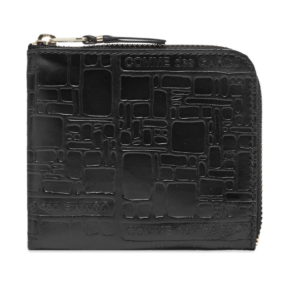 Портфейл Comme des Garçons Embossed Logo Wallet Черно | SA3100EL-1, 0