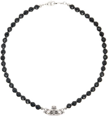 Колие Vivienne Westwood Silver & Black Choker Черно | 6303002F-02P178-CN, 0