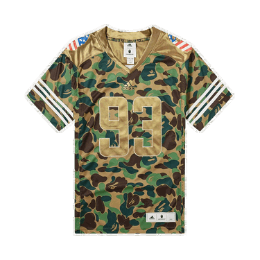 Фланелка BAPE x adidas SB Jersey Зелено | DW9285, 0