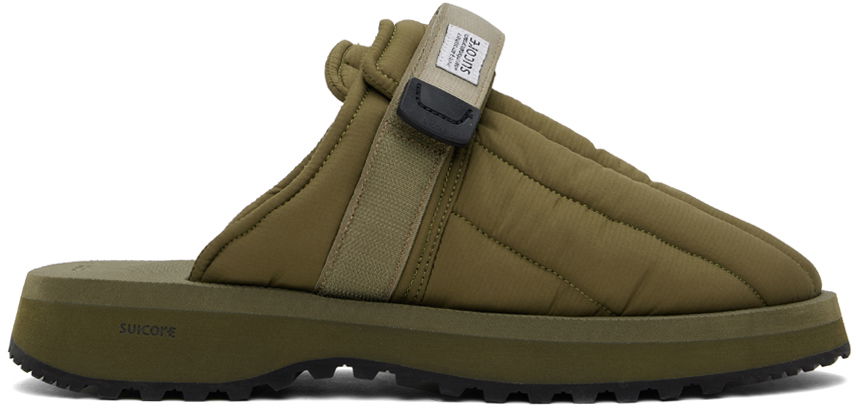 Облекло SUICOKE Suicoke ZAVO-PUFFab Slippers Зелено | OG-072PUFF-TRab, 0