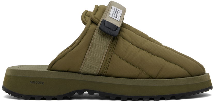 Облекло SUICOKE Suicoke ZAVO-PUFFab Slippers Зелено | OG-072PUFF-TRab