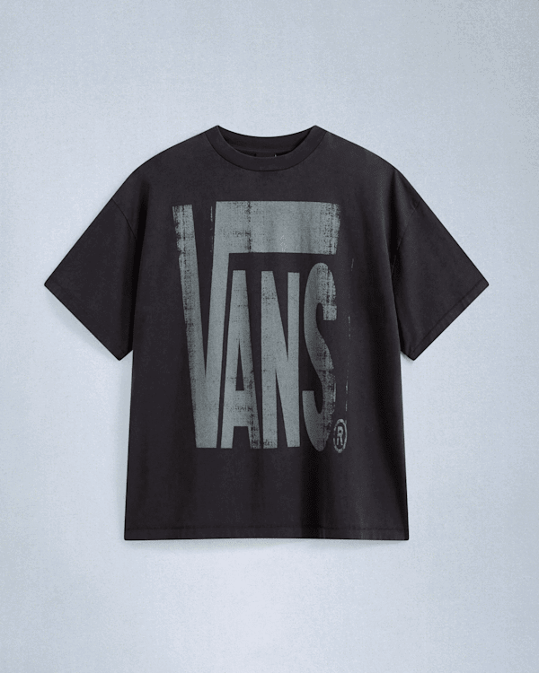 Тениска Vans Act Of Disagreement Brushed Logo T-Shirt Черно | VN000TR2EMQ, 0