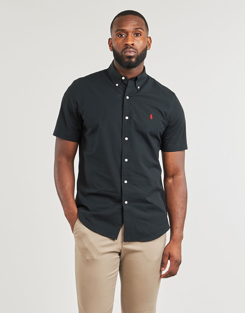 Риза Polo by Ralph Lauren Short sleeved Shirt Черно | 710867700001