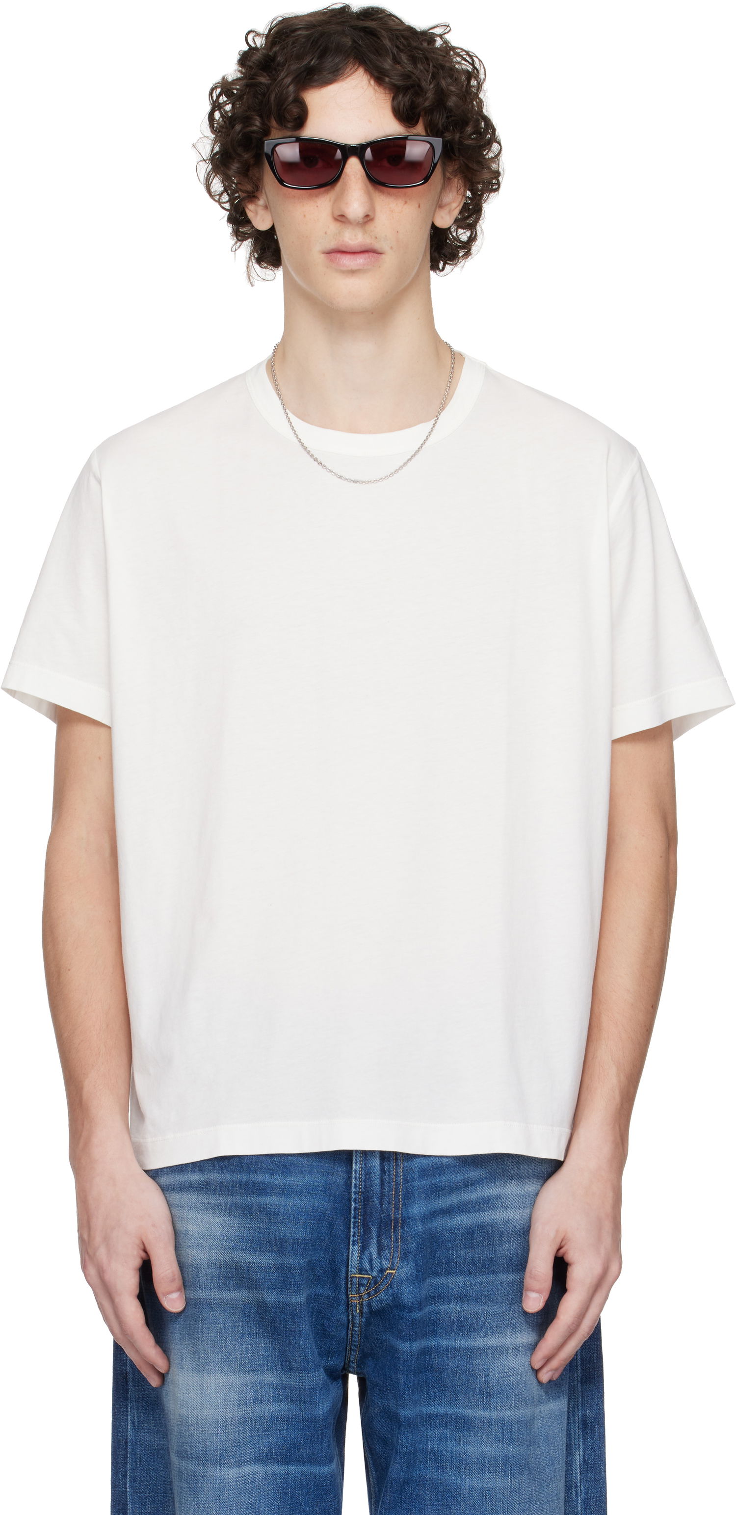Тениска OUR LEGACY OUR LEGACY WORK SHOP Primo T-Shirt Бяло | WS2256PB, 0