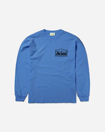 Тениска Aries Temple LS Tee Синьо | FTAR66600, 0