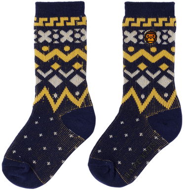 Чорапи BAPE Baby Milo Nordic Socks Синьо | 002SOI803004K, 1