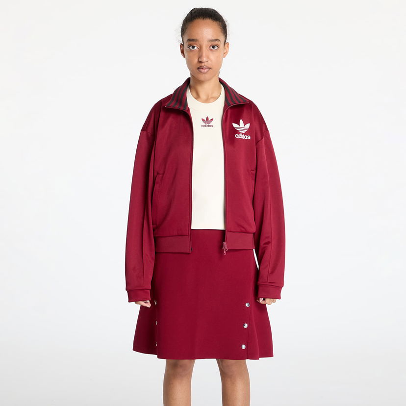 Суитчър adidas Originals Wales Bonner x Track Top Core Burgundy Червено | JJ2933