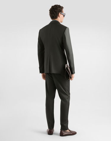 Яке Dolce & Gabbana Double-breasted Virgin Wool Jacket 52 Сиво | G2TV8TGK048V0687, 2