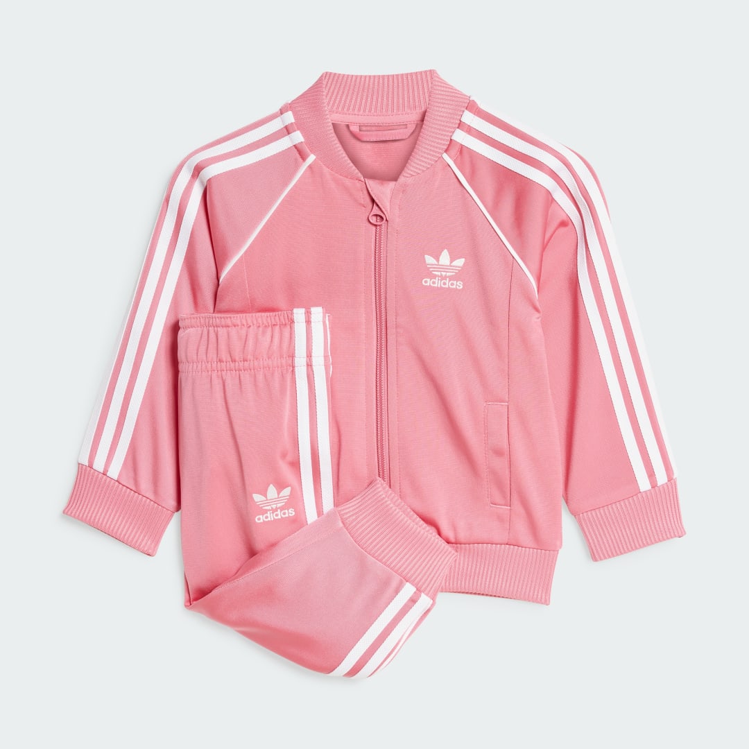 Комплект adidas Performance Adicolor SST Tracksuit Kids Розово | IX5172, 0
