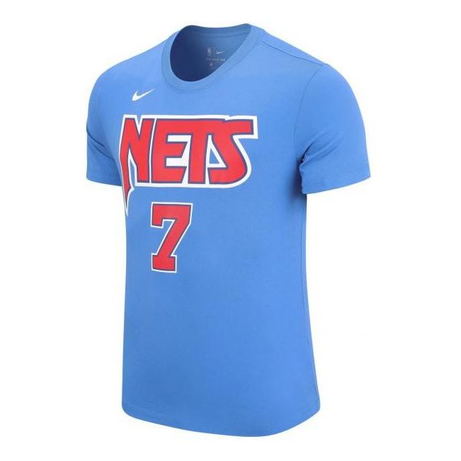 Фланелка Nike Brooklyn Nets Durant Classic Short Sleeve T-Shirt Синьо | CT9909-404, 0