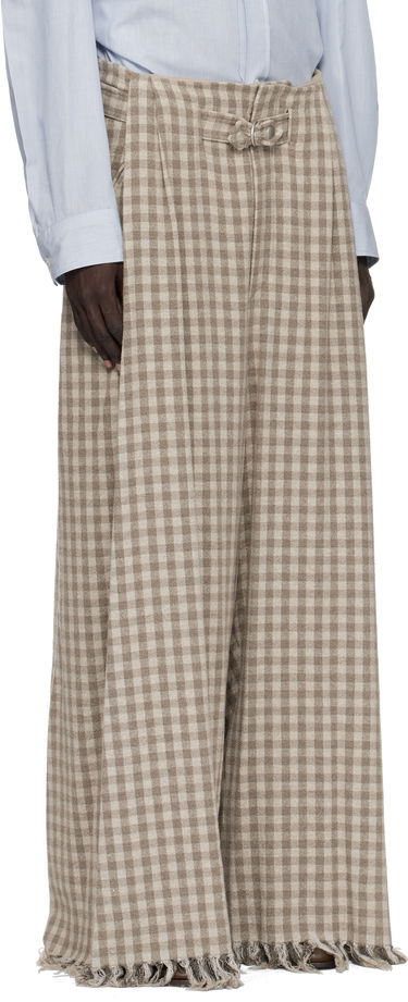 Панталони HED MAYNER Hed Mayner Check Trousers Бежово | HMMB30041A-HB201, 1