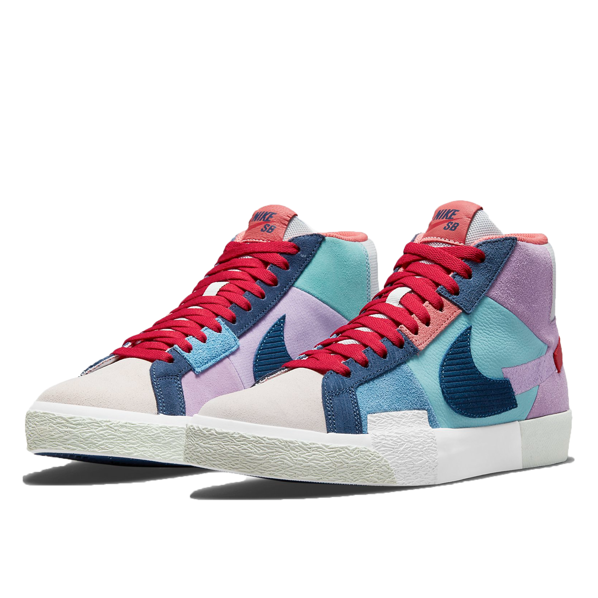Кецове и обувки Nike SB Zoom Blazer Mid Premium Лилаво | DA8854-500, 1