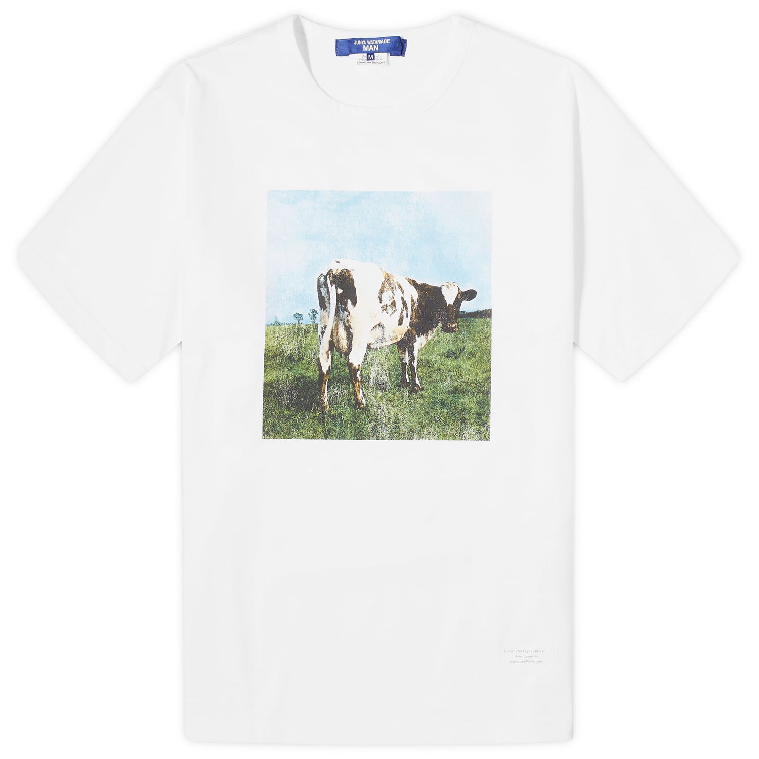 Тениска Junya Watanabe Junya Watanabe MAN Cow Print T-Shirt Бяло | WM-T011-051-1, 1