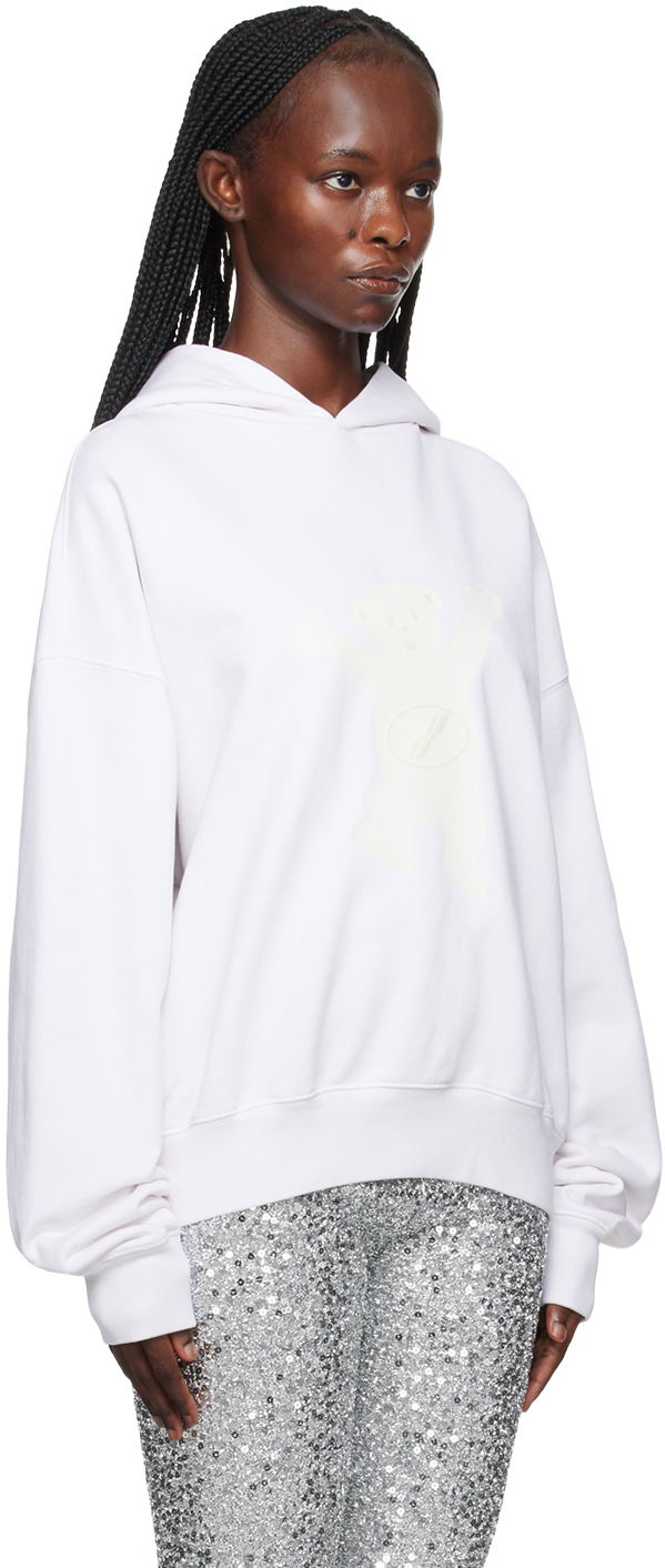 Суитчър We11done We11done Printed Hoodie Бяло | WD-TH3-22-727-U-IV, 1
