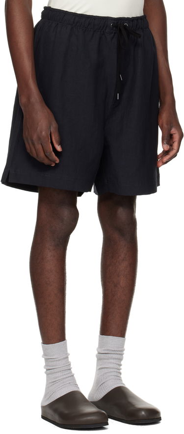 Къси панталони Studio Nicholson Starboard Drawstring Shorts Бяло | STARBOARD SNM - 1369, 4