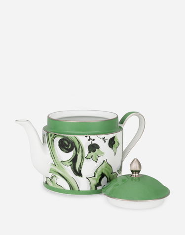 Домашен декор Dolce & Gabbana Porcelain Teapot With Floral Pattern Зелено | TC0127TCA39UV001, 3