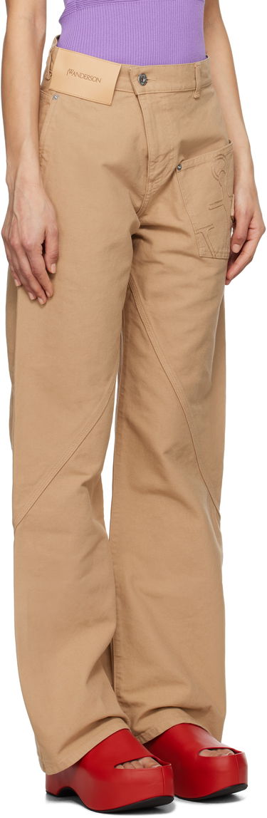Карго панталони JW Anderson JW Anderson Twisted Workwear Trousers Бежово | TR0384-PG1744, 1