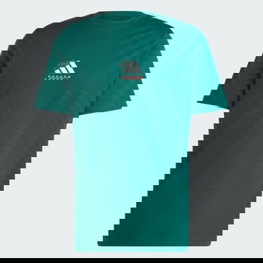Тениска adidas Performance Lounge Pizza Graphic T-Shirt Зелено | JJ4017, 3