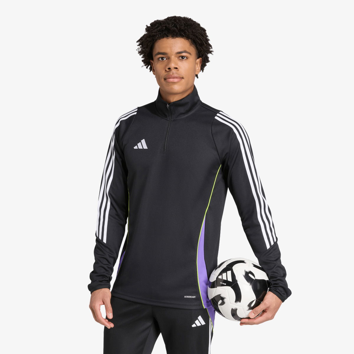 Суитчър adidas Performance Tiro 24 Training 1/4 Zip Top Черно | JW4375, 1