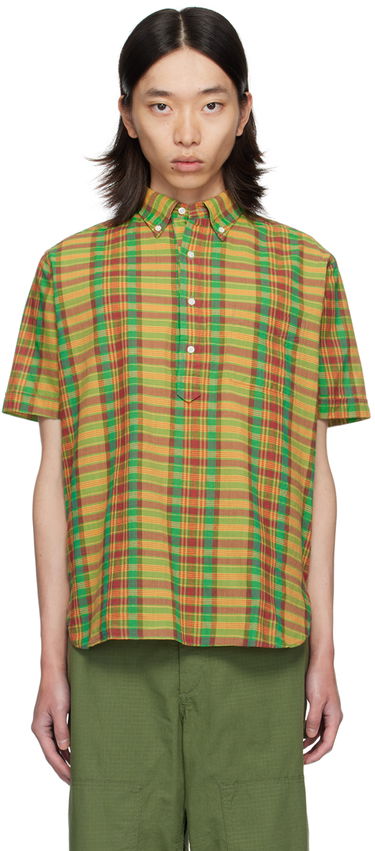 Риза BEAMS BEAMS PLUS Madras Pullover Shirt Многоцветен | 3801-0100-139, 0