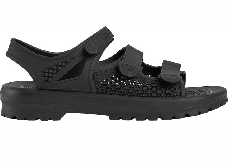 Кецове и обувки Gucci Velcro Sandal Black Honeycomb Черно | 692415 JFN00 1000, 0