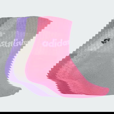 Чорапи adidas Performance Linear Ankle Quarter Socks - 3 Pairs Розово | JF8541, 0