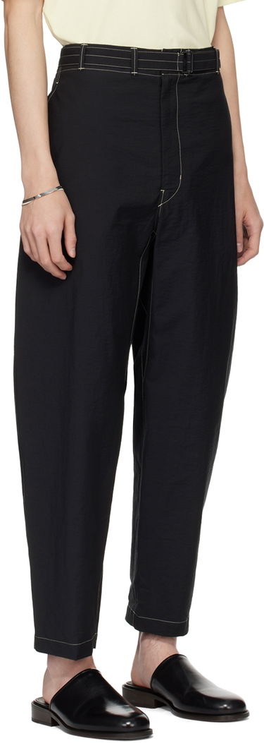 Панталони LEMAIRE Lemaire Belted Trousers Жълто | PA1085 LF1234, 4