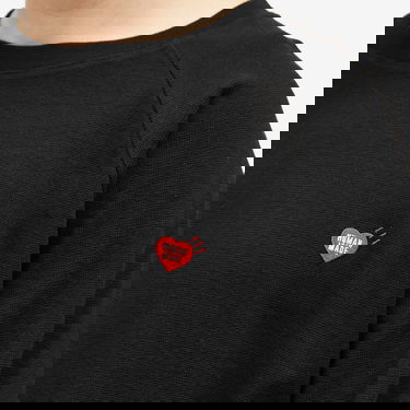 Пуловер Human Made Raglan Sleeve Long Sleeve T-Shirt Черно | HM28CS012-BK, 5