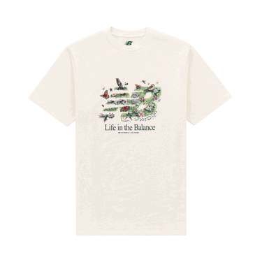 Тениска New Balance Aimé Leon Dore x Garden Tee 'Pristine' Бежово | NB21CT006 PRIS, 0