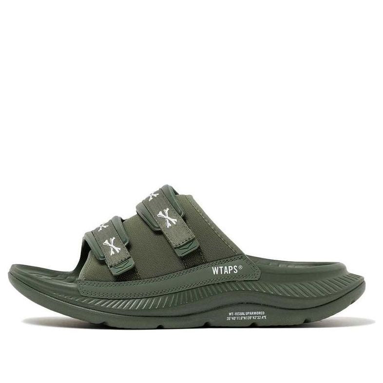 Кецове и обувки Hoka One One ORA Luxe Slides WTAPS Зелено | 241DZ43D-FW02S-OLV